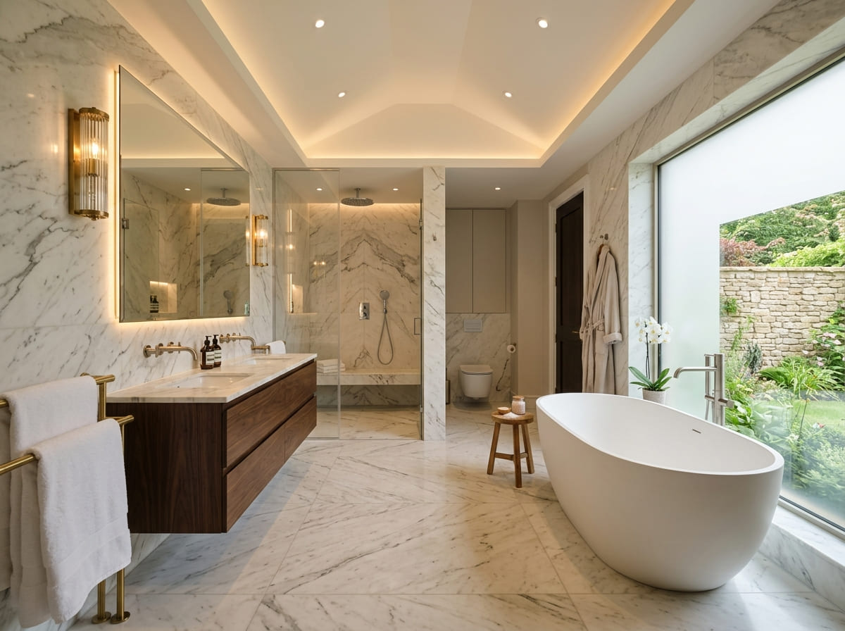 Custom Bathroom Renovation in Simonton